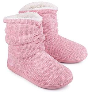 2024 nuevo invierno suave Super-Sponge Comfort Cable tejido casa botín zapatillas para mujer zapatilla botines cálido fábrica enviada directamente - Product Image 2