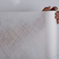 Tissu de support pour machine à broder, tissu non tissé PVA, respirant, uni, écologique, soluble à l'eau froide/chaude
