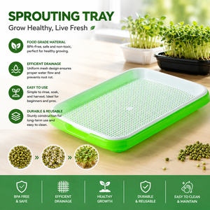 Plateau <span class=keywords><strong>de</strong></span> culture <span class=keywords><strong>de</strong></span> germes en plastique pour la plantation <span class=keywords><strong>de</strong></span> haricots, pot <span class=keywords><strong>de</strong></span> germination hydroponique, culture sans terre, équipement <span class=keywords><strong>de</strong></span> culture <span class=keywords><strong>de</strong></span> légumes à domicile - Product Image 1