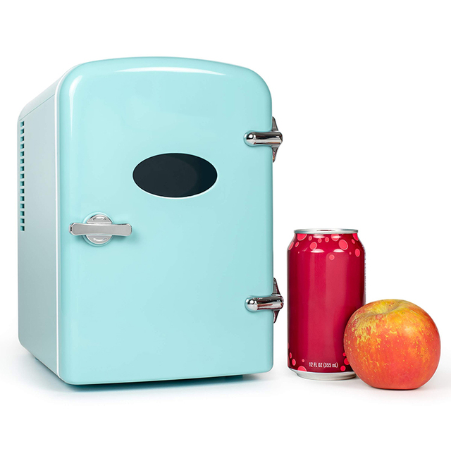 Online Buy Mini Fridge Personal Cooling Heating Mini Refrigerator with Carry Handle for Home Office Car