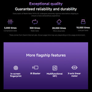 Note 14 Pro+ 5G, Teléfono Inteligente Octa Core, Snapdragon 7s Gen 3, Cámara Trasera de 200MP, HyperCharge de 120W, IP68, AMOLED 120Hz, 5000mAh - Product Image 5