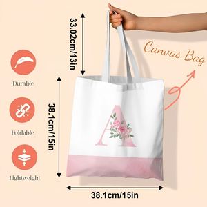 Sac fourre-tout en toile de coton personnalisable fait main avec logo sur mesure, cadeau spécial pour mariage, événement, ou distribution. - Product Image 6
