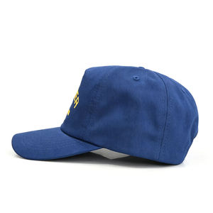 Gorra de béisbol estructurada de 5 paneles personalizada azul marino con código de área 423 y bordado amarillo de Chattanooga, MOQ bajo, OEM, ODM - Product Image 6