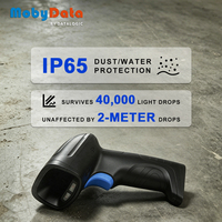 Lector de Códigos de Barras Mobydata HS400, Escáneres de Códigos de Barras Portátiles, Lector de Códigos QR Industrial para Uso Industrial Resistente