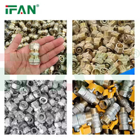 IFAN DIN 16836 16-32mm Raccord de tuyauterie PEX économique Coude de raccordement PEX Raccords à compression PEX