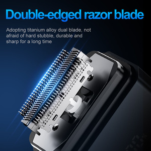 Afeitadora eléctrica recargable transfronteriza para hombres, con pantalla digital, montable en coche, lavable y portátil - Product Image 4