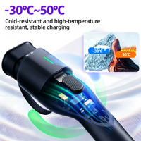 Glint OEM ODM 7KW Niveau 3 DC 3 phases 32A Wi-Fi APP GBT Combo CCS Combo Chargeur portable EVSE Station de recharge mobile Écran LCD 4,3 pouces