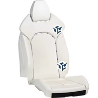 Sièges baquet de luxe sport racing pour voiture, avec panneau en fibre de carbone personnalisé et revêtement en cuir, version améliorée RS pour Audi A3 A4 A5 A6 A7 Q3 Q5