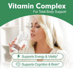 Cápsulas de Complejo Vitamínico B con Folato y Vitamina B12 Directamente de Fábrica, Apoya un Sistema Nervioso Óptimamente Funcionando - Product Image 6