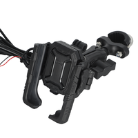 Support de téléphone pour moto en alliage d'aluminium et fibre de nylon anti-vibration, support de téléphone pour moto pour la conduite