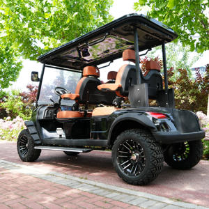 Carrito <span class=keywords><strong>de</strong></span> Golf Eléctrico <span class=keywords><strong>de</strong></span> Lujo para 4 Pasajeros, Asientos <span class=keywords><strong>de</strong></span> Cuero, Radio, para Villa u Hotel, Puede Conectar el Teléfono Móvil - Product Image 3
