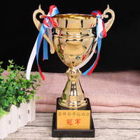 Trophée de récompense de sport bon marché de trophée en métal personnalisé créatif de vente chaude directement fabricant de trophée de couleur d'or fabriqué en Chine