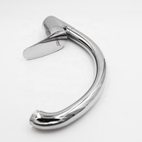 Robinet thermostatique ITALOMIX moderne et classique, monocommande, en alliage de zinc, col long, pour évier de cuisine, finition polie, avec cartouche céramique, à poser sur le comptoir