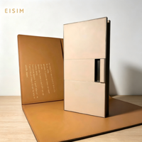 Porte de placard en cuir synthétique recouvert de tissu PU, avec poignée encastrée sur mesure, style minimaliste moderne et luxueux, pour dressing ou chambre à coucher