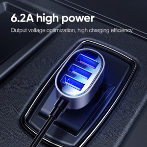 Cargador de coche Joyroom <span class=keywords><strong>precio</strong></span> de fábrica 5 puertos USB con cable QC2.0 cargador de coche de 30W para teléfono móvil - Product Image 2