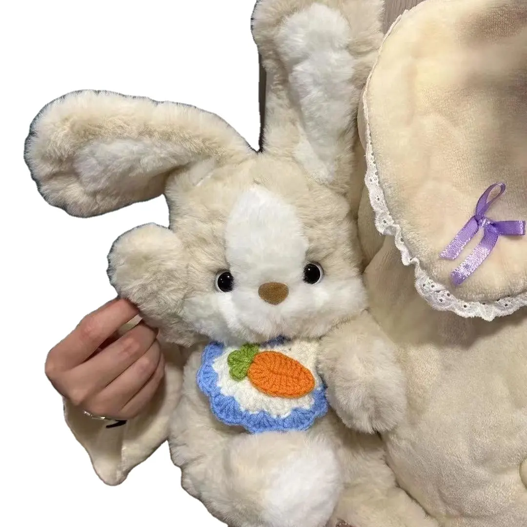 Bantal tidur kelinci, koleksi boneka kelinci malam lucu dengan boneka tidur hadiah ulang tahun