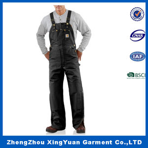 סרבל עבודה יוניסקס עמיד למים, נושם, עשוי כותנה ופוליאסטר, בעל ניגודיות גבוהה, עם רצועות כתף, ניתן להתאמה אישית עם לוגו לפי הזמנה. - Product Image 5