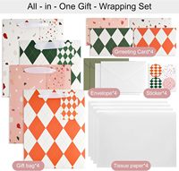 Sacs-cadeaux de taille moyenne de style tendance avec poignées épaissies pour anniversaire, mariage, baby shower, noël et nouvel an