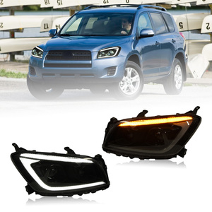 Accesorios para Automóviles Toyota RAV4 2009 2010 2011 2012, Conjunto de Faros Delanteros, Lente de Proyector LED, <span class=keywords><strong>Sistema</strong></span> de Iluminación Delantera - Product Image 3