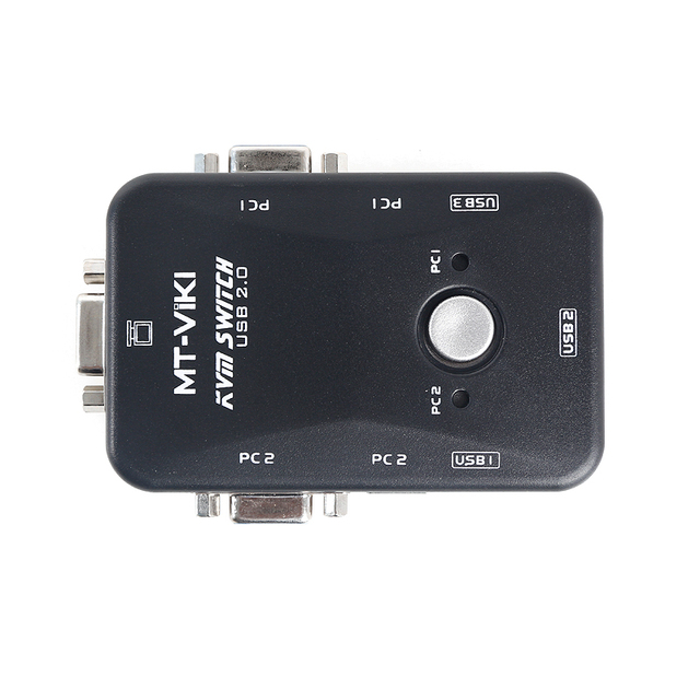 MT-VIKI MT-201UK-CH 1920*1440 2 in 1 Out 2 Port USB VGA KVM Switch Guangdong Made Private Mold