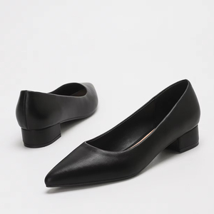 New Style Women Boat Shoes <b>Pointed</b> <b>Toe</b> <b>Flat</b> Waterproof Breathable Anti-Slippery Comfort Slip on Black Custom Shoes - Product Image 2