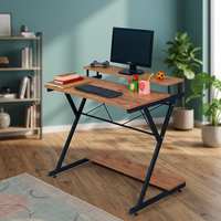 Bureau de travail, bureau d'étude, bureau moderne, bureau à domicile, bureau d'écriture, bureau minimaliste, bureau avec structure métallique, bureau pour ordinateur
