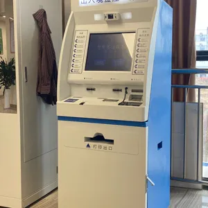 OEM ODM kartu Kios layanan mandiri mesin pertukaran uang tunai Check-in kios mesin Pelaporan kesehatan mesin ATM aman uang tunai