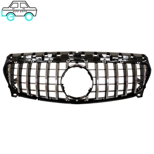 <span class=keywords><strong>Parrilla</strong></span> Delantera Negra Completa para CLA Pre-Facelift, Material ABS para <span class=keywords><strong>LA</strong></span>-CLASS W117 GTR NUEVO 2016+ - Product Image 2