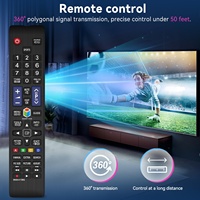 Control Remoto Universal BN59-01198Q Directo de Fábrica para Todos los Televisores Samsung, Control Remoto para TV 3D LCD LED Smart TV, No Requiere Configuración