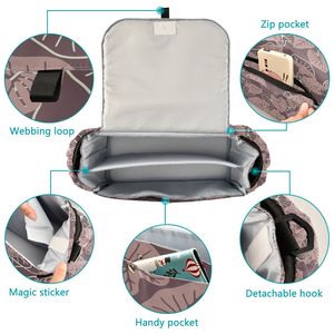 <span class=keywords><strong>Sac</strong></span> de voyage pour maman, léger et durable, avec motif de feuille de Kalo hawaïenne, organisateur de couches pour bébé personnalisé, <span class=keywords><strong>sac</strong></span> pour <span class=keywords><strong>poussette</strong></span> - Product Image 2
