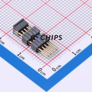 GPEA230-0502A045C1BF Pin Header Through hole Component (THT),P=1.27mm Connector 2x5P 1.27mm Through Hole Double Row - Product Image 2