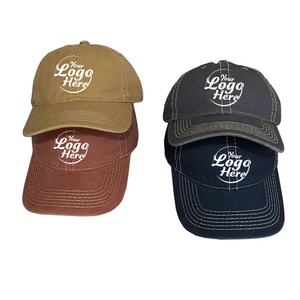 Chapeau de papa en coton doux de haute qualité en vrac casquettes de baseball décontractées à 6 panneaux en gros - Product Image 5