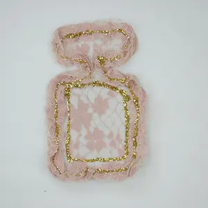 Customized bling bling reflector scales glitter patches sequin embroidery patch reversible patch for sequin application
