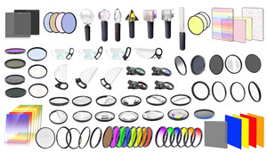 Nhà Máy Giá thấp Donut và hình trái tim đặc biệt hiệu ứng Máy Ảnh Bộ lọc sáng tạo khẩu độ Gương Bộ lọc cho nhiếp ảnh - Product Image 6