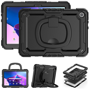Funda Resistente y Robusta con Soporte Giratorio de 360 Grados Integrado para <span class=keywords><strong>Lenovo</strong></span> <span class=keywords><strong>TAB</strong></span> <span class=keywords><strong>M10</strong></span> <span class=keywords><strong>Gen</strong></span> <span class=keywords><strong>3</strong></span> 2022 de 10.1 Pulgadas TB-328FU - Product Image 4