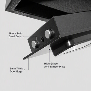 Caja Fuerte Portátil de Metal para <span class=keywords><strong>Hotel</strong></span> con Pantalla LED Inteligente y <span class=keywords><strong>Puerto</strong></span> USB para Suministro de Energía de Emergencia - Product Image 2