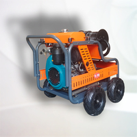 Machine à jet d'égout à haute pression avec pompe à composants de noyau d'entretien de système de drainage efficace