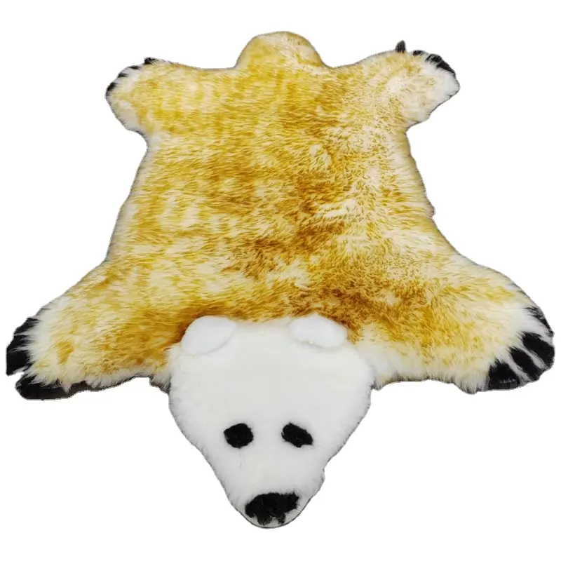 Bear Australian Sheepskin Rug Decor Genuine Australian Sheepskin Soft Decoration Sheep Rug