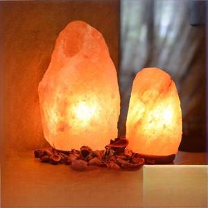 Lámpara de Roca Natural de Alta Durabilidad, Luz Nocturna Impermeable con Cristal de Sal para el Hogar, Lámpara Decorativa Práctica para Cabecera, para Interiores y Exteriores - Product Image 1