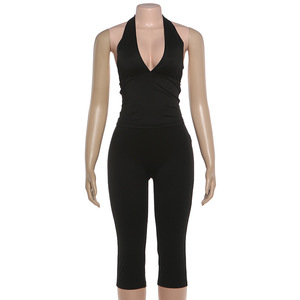 YY1428 Ensemble deux pièces sexy en dentelle et maille : haut court et jupe assortie pour femme – Tenue d'été - Product Image 4