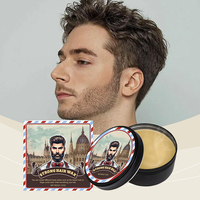 Cire coiffante longue durée pour hommes, marque privée, haute qualité, effet waterproof, soin du cuir chevelu, tenue forte, anti-frisottis, commerce équitable