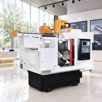 Tour CNC à banc incliné de type Gang Type avec glissière angulaire