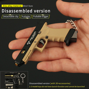 Kim loại đồ chơi súng mô hình mini TTI G34 Cartridge Clip đạn lắp ráp Keychain trang trí kim loại đồ chơi súng mô hình - Product Image 6