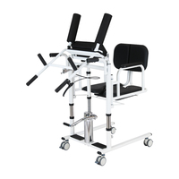 Chaise de transfert à glissière assistée pour se lever, pliable, commode de chevet pour personnes âgées ou patients, équipement de sécurité pour la salle de bain