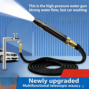 Pistolet à eau haute pression pour lavage de voiture, <span class=keywords><strong>tuyau</strong></span> rétractable pour arroser les fleurs, buse de lavage de sol - Product Image 6