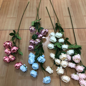 Lmetifp — <span class=keywords><strong>bouquet</strong></span> de pivoines artificielles en soie, arrangement de fleurs, 7 têtes pour mariage - Product Image 4