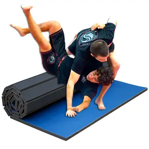 Tapis de combat en mousse roulettes, pour le sport, puzzle de combat, mma bjj, tatami, nouveau