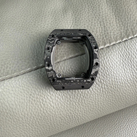 Montre classique élégante de haute qualité en fibre de carbone blanche 6702, ultra fine 7,8 mm, squelette, montre mécanique pour homme, montre de business