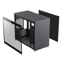 GAMEMAX Spark Mid Tower Micro ATX Steel Vertical Airflow Gaming Computer Case with 2x HDD + 2x SSD for PC & Desktop