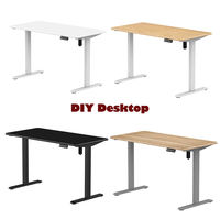 Bureau debout électrique ergonomique moderne en métal à hauteur réglable, panneau mural convertible et extensible pour bureau